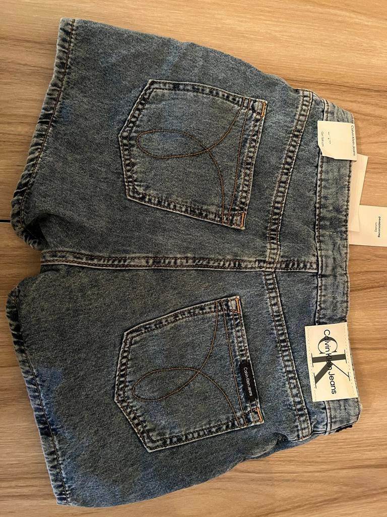 Calvin Klein Jeans Broekrok - Nieuw met labels, Kleding | Dames, Blauw, Nieuw, Ophalen of Verzenden, Maat 34 (XS) of kleiner