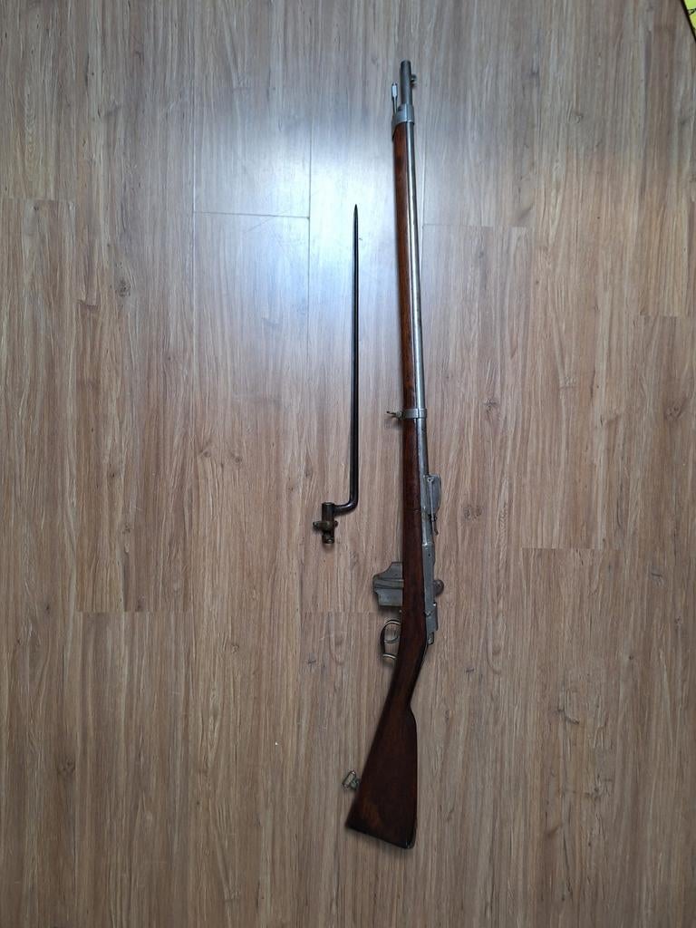 Beaumont geweer zwartkruit van voor 1870, Antiek en Kunst, Antiek | Overige Antiek, Ophalen