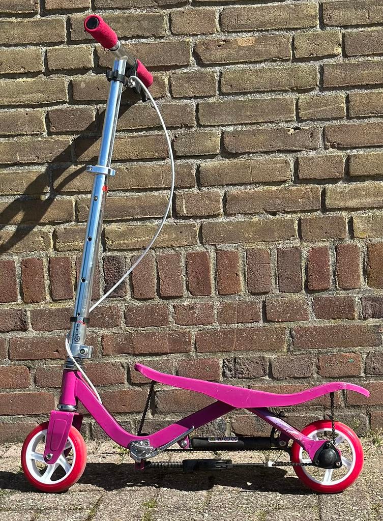 Spacescooter roze inklapbaar, Ophalen, Gebruikt