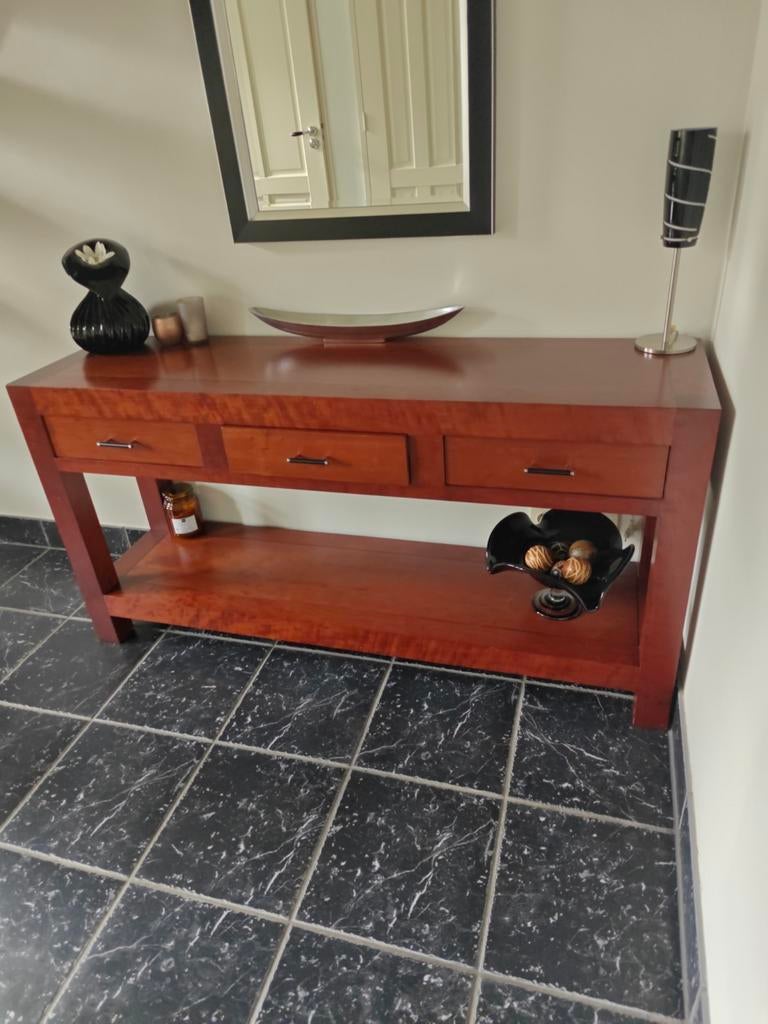 Side table of wandtafel, Ophalen, 100 tot 150 cm, Zo goed als nieuw, Modern