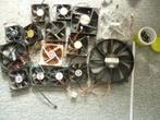 15x pc ventilatoren, verschillende maten en merken, Computers en Software, Computerkoelers, Ophalen of Verzenden, Gebruikt, Luchtkoeling