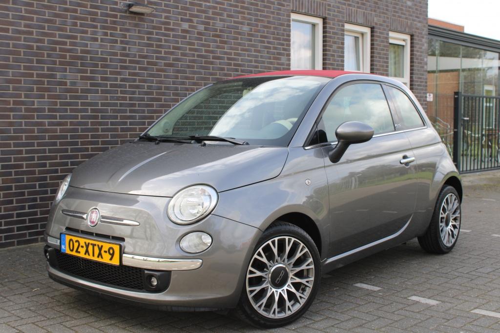 Fiat 500C 0.9 TwinAir Lounge-cabrio-clima-86 PK (bj 2012), Auto's, 945 kg, Euro 5, 86 pk, Leder en Stof
