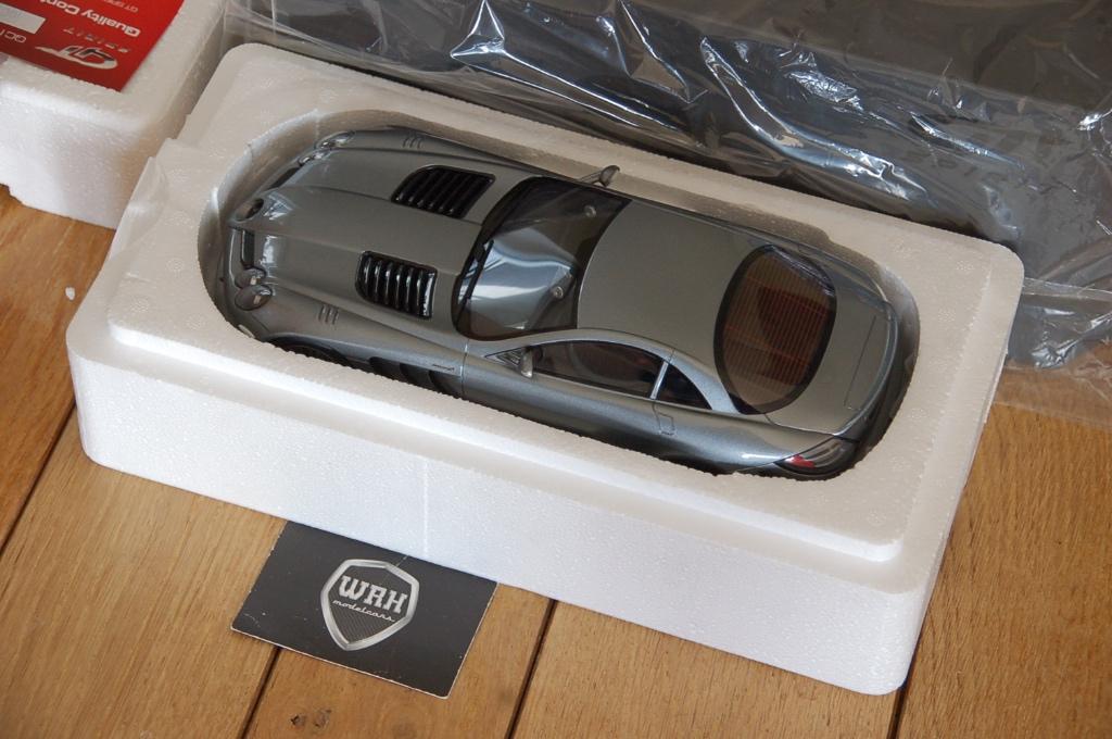 1:18 MERCEDES SLR MCLAREN MSO grey GT spirit GT365 WRH, Hobby en Vrije tijd, Modelauto's | 1:18, Verzenden, Zo goed als nieuw