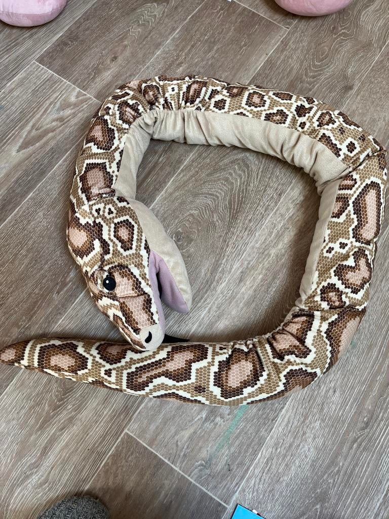 Grote ikea knuffelslang voor een reep chocolade, Ophalen, Gebruikt, Overige typen, Meerkleurig