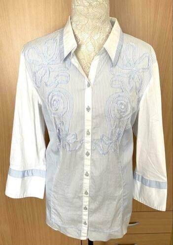 Insight blouse maat 48, Ophalen of Verzenden, Zo goed als nieuw, Maat 46/48 (XL) of groter, Blauw