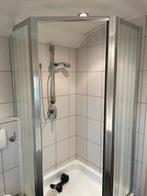 douchebak (5 hoek) en wand (kunsstof), Ophalen, Gebruikt