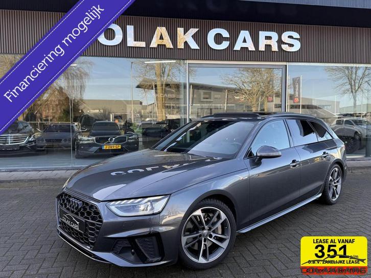 Audi A4 Avant 45 TFSI quattro Sport 3x S Line-Pano-Garantie, Auto's, Audi, Bedrijf, Te koop, A4, 360° camera, 4x4, ABS, Achteruitrijcamera