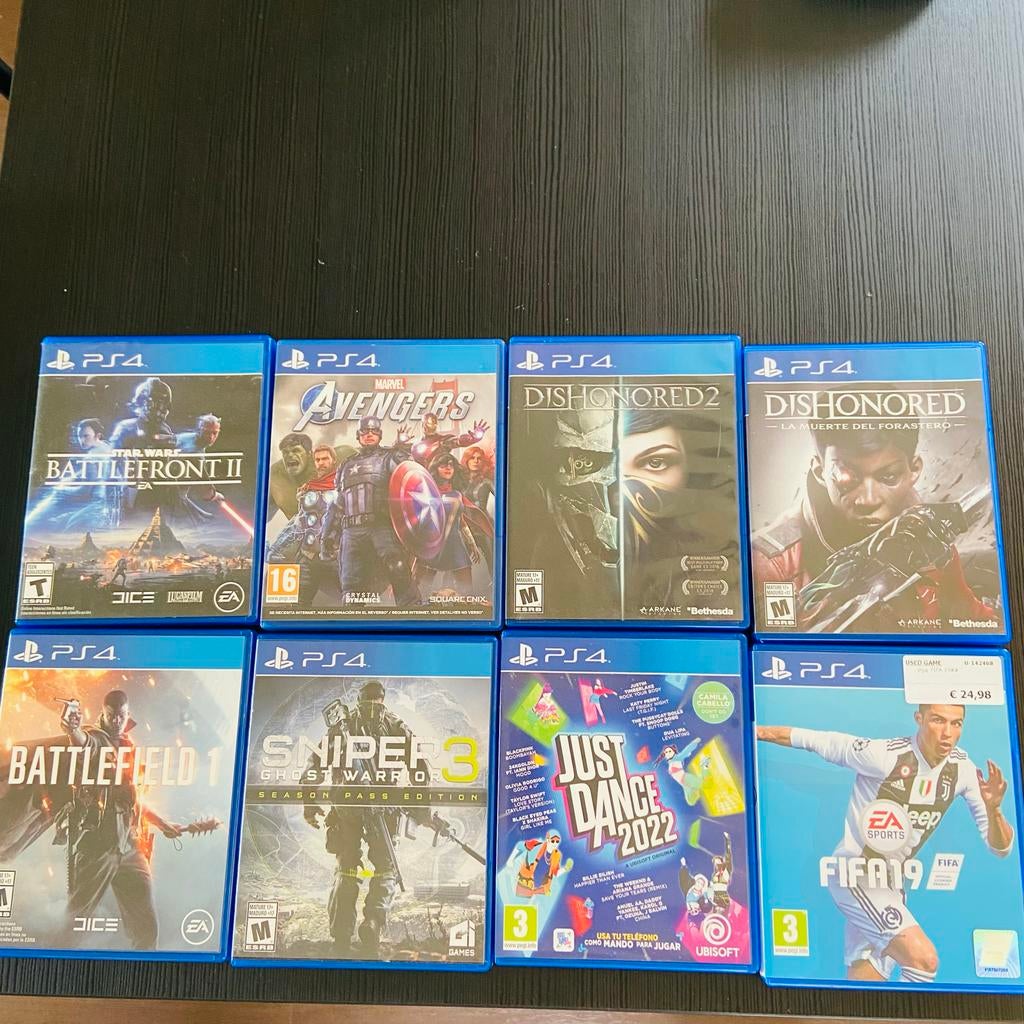 PS4 PRO Compleet Pakket met 2 Controllers, en 8 Games, Met 2 controllers, Ophalen of Verzenden, 1 TB, Pro