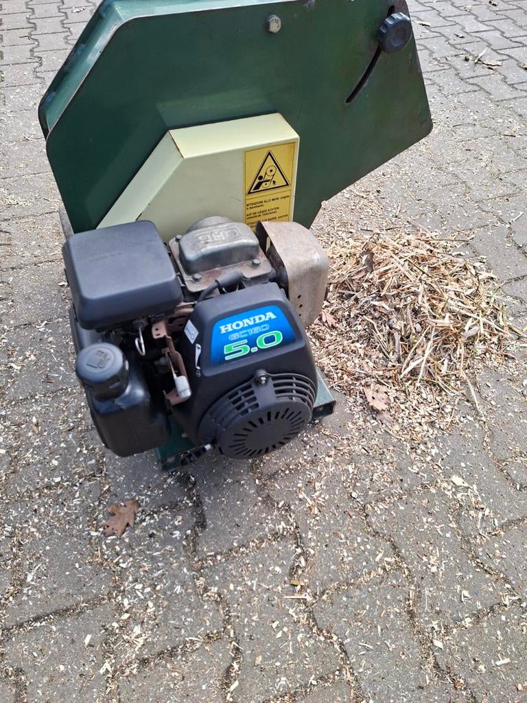 Gamo Negri R90 Honda 5cm  takkenhakselaar versnipperaar, Tuin en Terras, Grasmaaiers, Gebruikt, 50 cm of meer, Ophalen