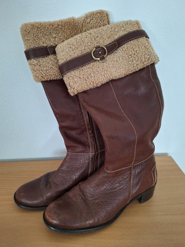 Leren laarzen van Pedro Miralles, Kleding | Dames, Schoenen, Ophalen of Verzenden, Zo goed als nieuw, Hoge laarzen