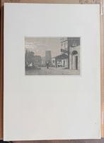 Jan Weissenbruch litho 19e eeuw Woudrichem, Ophalen of Verzenden