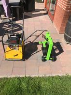 Te Huur Trilplaat en Stenenknipper, Ophalen, Zo goed als nieuw