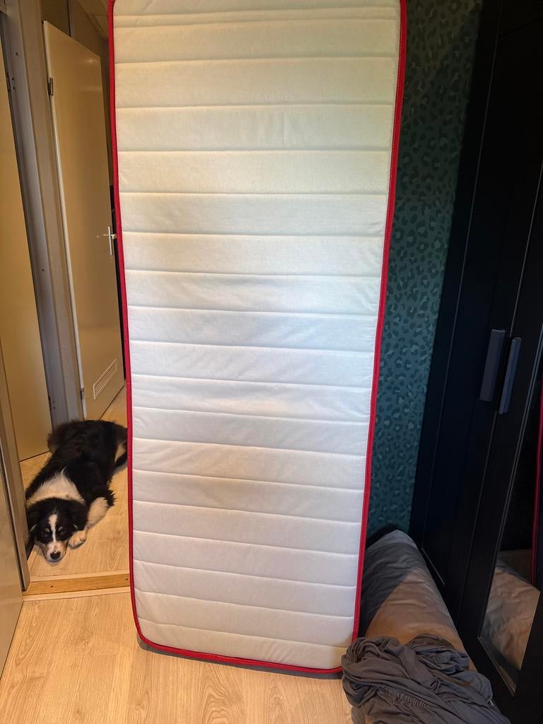 Zo goed als nieuw matras 70x190 Comfortabel en schoon, Ophalen, 190 cm of minder, Zo goed als nieuw, Matras