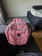 Kipling Rugzak met Laptopvak - Roze Luipaardprint, Gebruikt, Kipling, 25 tot 40 cm, Ophalen of Verzenden