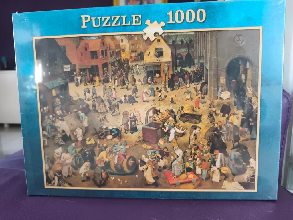 Pieter Breughel, het gevecht tussen vasten en vastenavond, Ophalen, 500 t/m 1500 stukjes, Nieuw