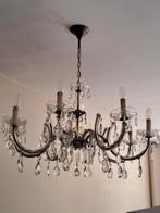 Mooie 8 arms kroonluchter, Huis en Inrichting, Lampen | Kroonluchters, Ophalen, Gebruikt, Glas