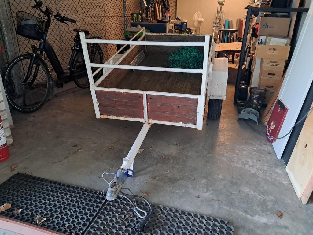 Aanhanger ongeremd 165x95cm, Auto diversen, Aanhangers en Bagagewagens, Ophalen