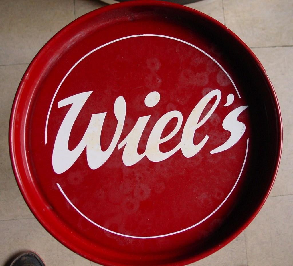 WIELS BIERPLATEAU -EMAIL-, Ophalen of Verzenden, Gebruikt, Reclamebord, Plaat of Schild, Overige merken