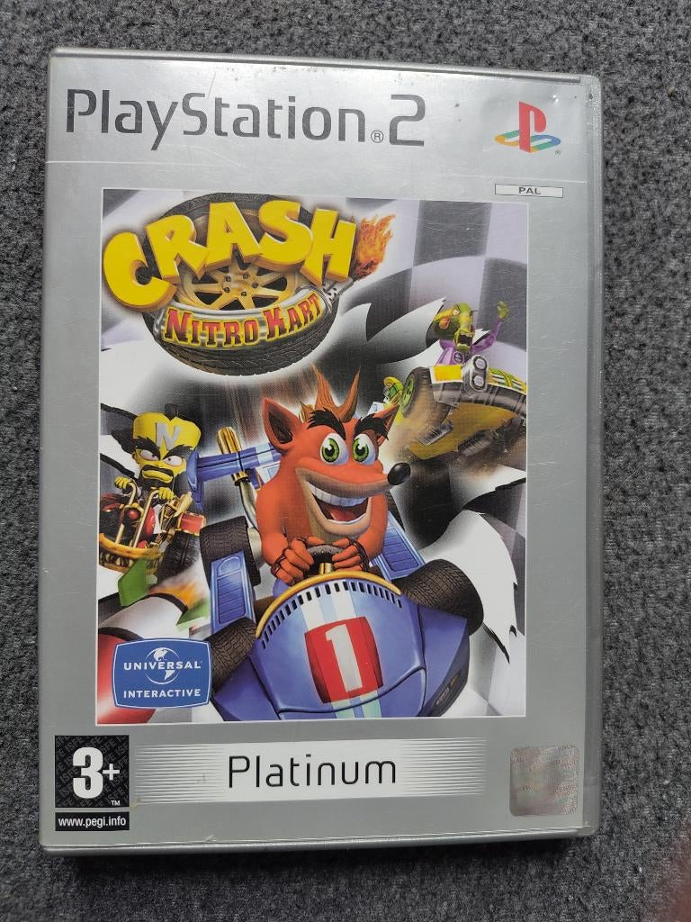 Crash Nitro Kart PS2 game, Spelcomputers en Games, Games | Sony PlayStation 2, Gebruikt, Racen en Vliegen, 2 spelers, Vanaf 3 jaar