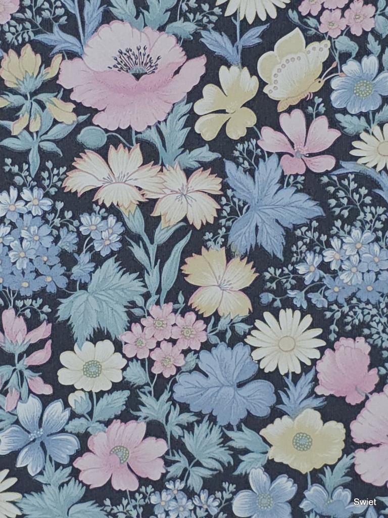 5097 vintage bloemen behang met kleine bloemen swiet, Verzenden, Minder dan 10 m², Roze