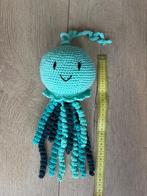 Octopus/ Jellyfish crochet knuffel baby kado/ cadeau, Groen, Nieuw, Ophalen of Verzenden, Middelgroot (20 tot 80 cm)