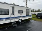 Hobby Excellent 560 UFF (2007) Dorema Carbon voortent., Caravans en Kamperen, Caravans, Rondzit, Hobby, Particulier, Tot en met 4