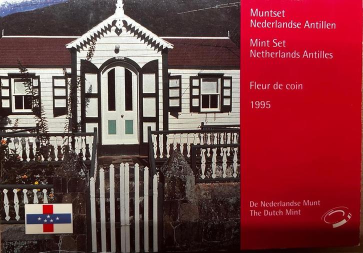 Muntset Nederlandse Antillen - FDC 1995, Postzegels en Munten, Postzegels | Nederlandse Antillen en Aruba, Ophalen of Verzenden