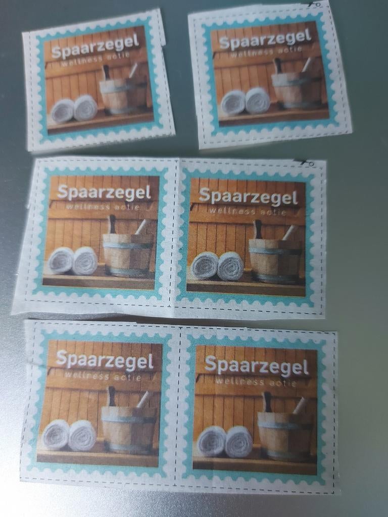 6 spaarzegels voor een dagje Wellness met korting, Hobby en Vrije tijd, Spaarzegeltjes, Ophalen of Verzenden, Overige soorten