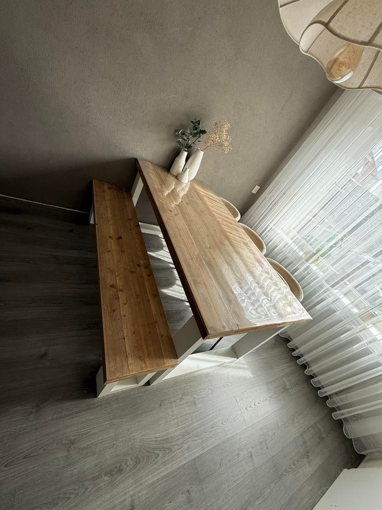 Salontafel,eettafel,stoellen,zitbank, Ophalen of Verzenden, Zo goed als nieuw