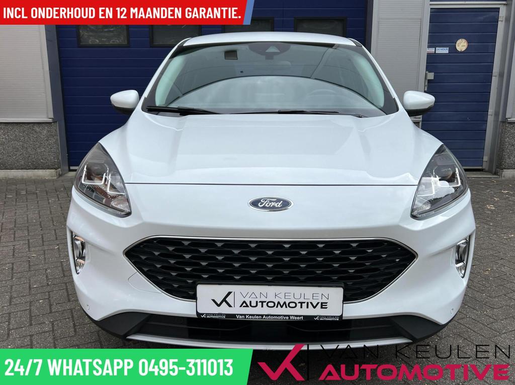 Ford Kuga 2.5 PHEV 225 PK l 1e eigenaar l 65 km elektrisch, Stof, Gebruikt, 4 cilinders, Wit