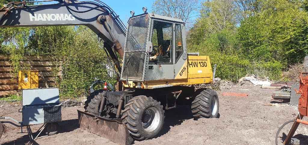 mobiele kraan, Ophalen, Graafmachine