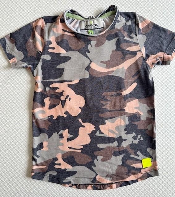 T shirt van Vingino style Hartog , maat 116 zgan (N673), Kinderen en Baby's, Kinderkleding | Maat 116, Ophalen of Verzenden, Zo goed als nieuw
