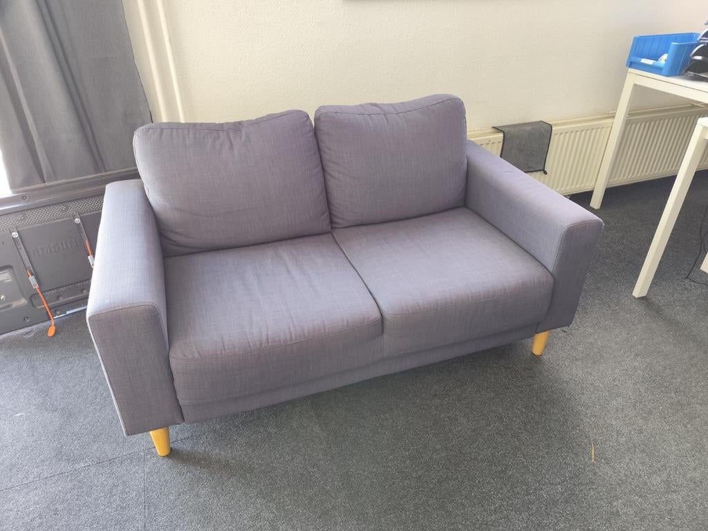 2 zits IKEA bankje grijs, Huis en Inrichting, Banken | Bankstellen, Ophalen, Gebruikt, 150 tot 200 cm, Tweepersoons