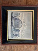 Antieke Gravure: Kerk van Noordwijk aan Zee, Ophalen of Verzenden