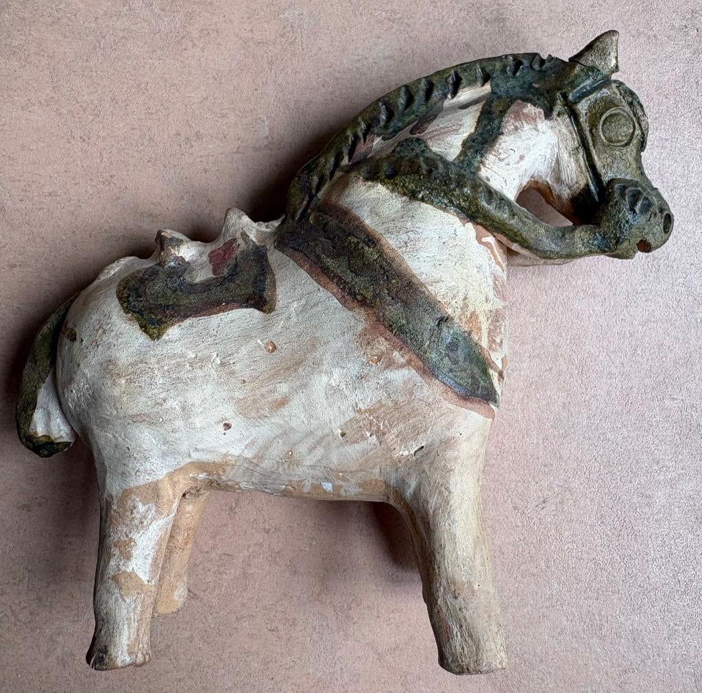 Oud aardewerk paardje, waarschijnlijk uit Peru, Ophalen of Verzenden