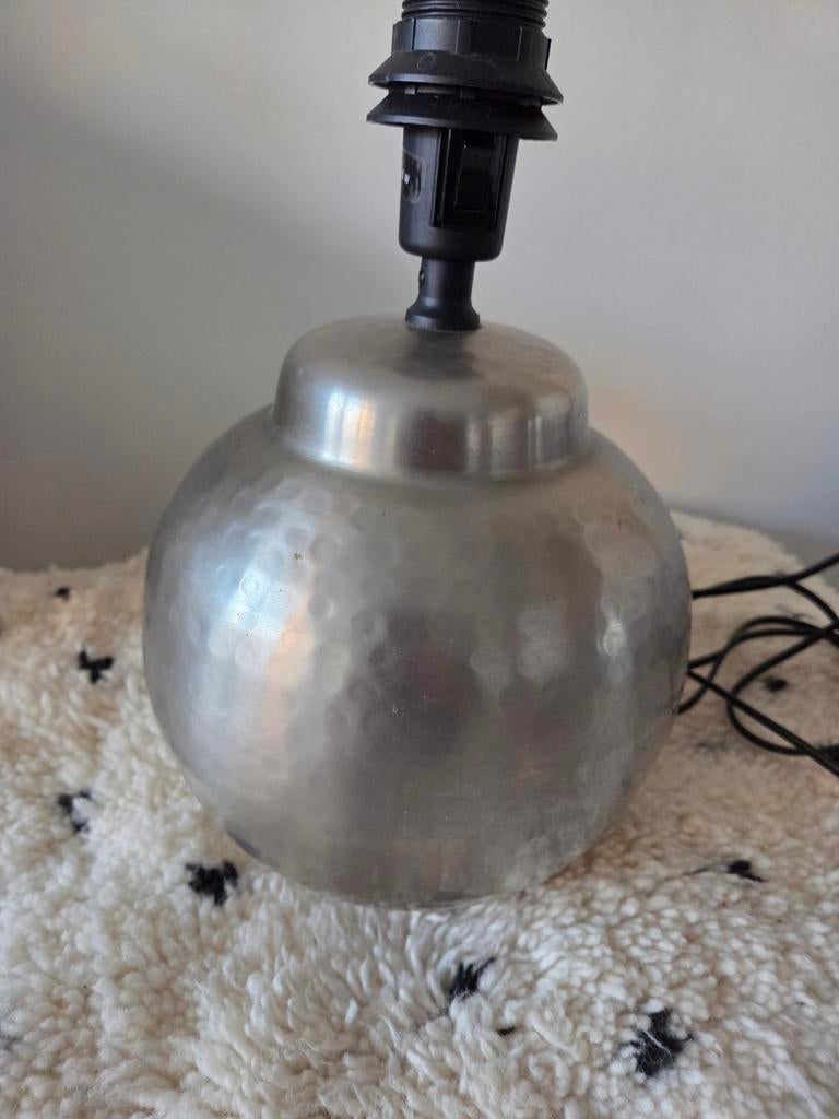 Zilverkleurige lampenvoet, Ophalen of Verzenden, Nieuw