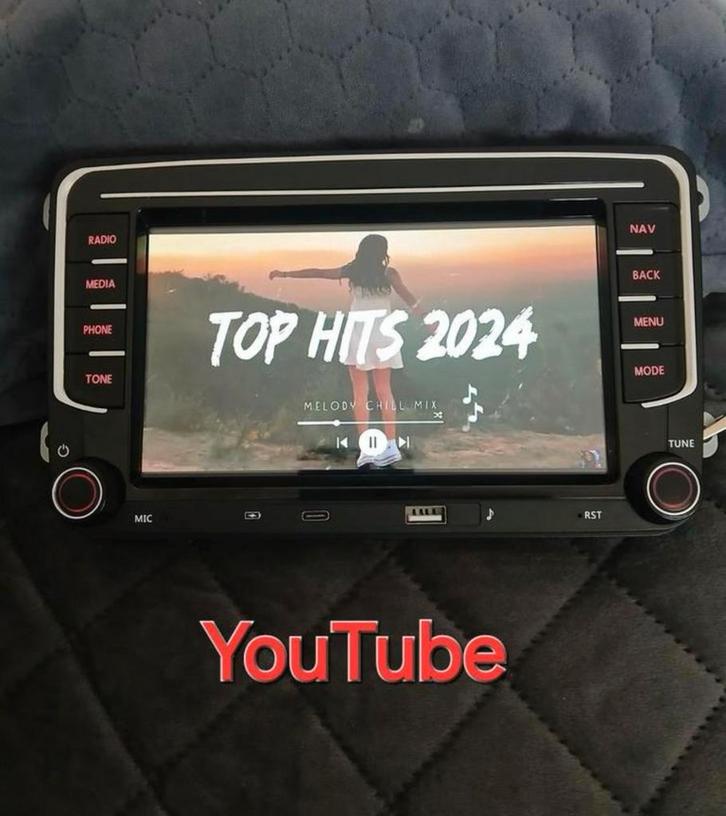 Volkswagen autoradio CarPlay, Auto diversen, Autoradio's, Zo goed als nieuw, Ophalen of Verzenden