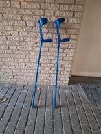 Elleboogkrukken met open manchet (blauw), Diversen, Ophalen, Gebruikt