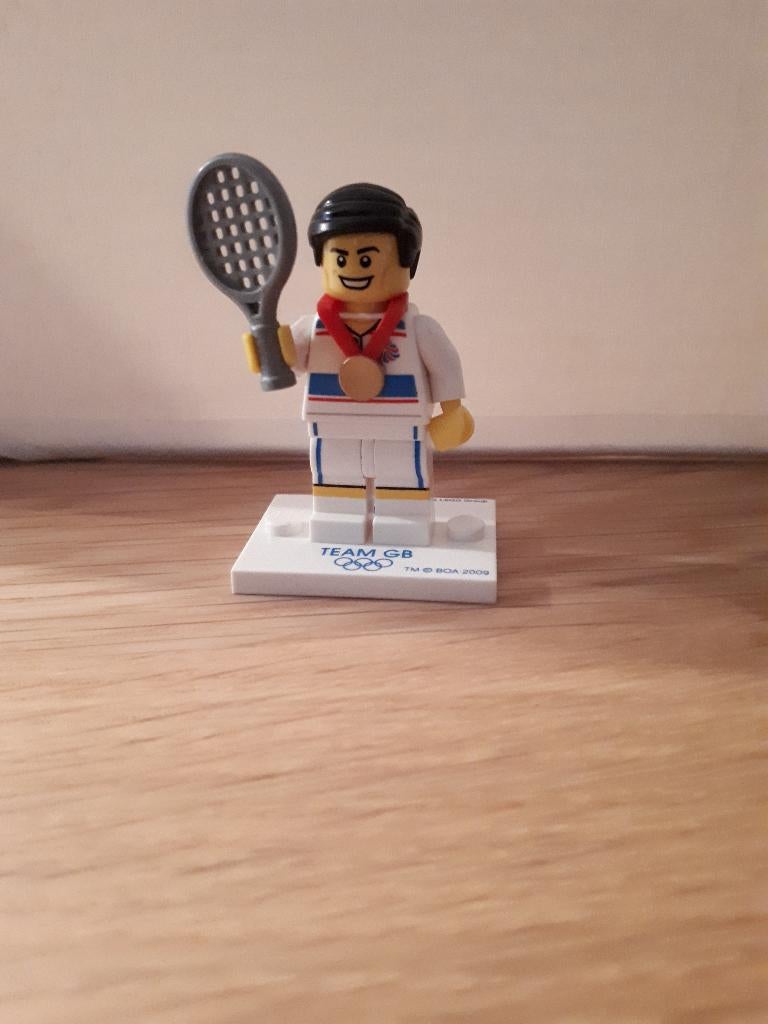 8909-5 Team gb minifigure Tennisser, Ophalen of Verzenden, Nieuw, Complete set, Lego