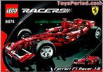 Lego technic 8674 Ferrari F1 + boekjes en doos, Ophalen of Verzenden, Zo goed als nieuw