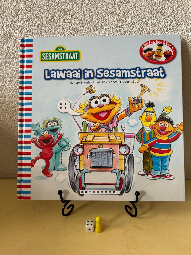 Sesamstraat: Lawaai in Sesamstraat, Fictie algemeen, Jongen of Meisje, Ophalen of Verzenden, Voorleesboek
