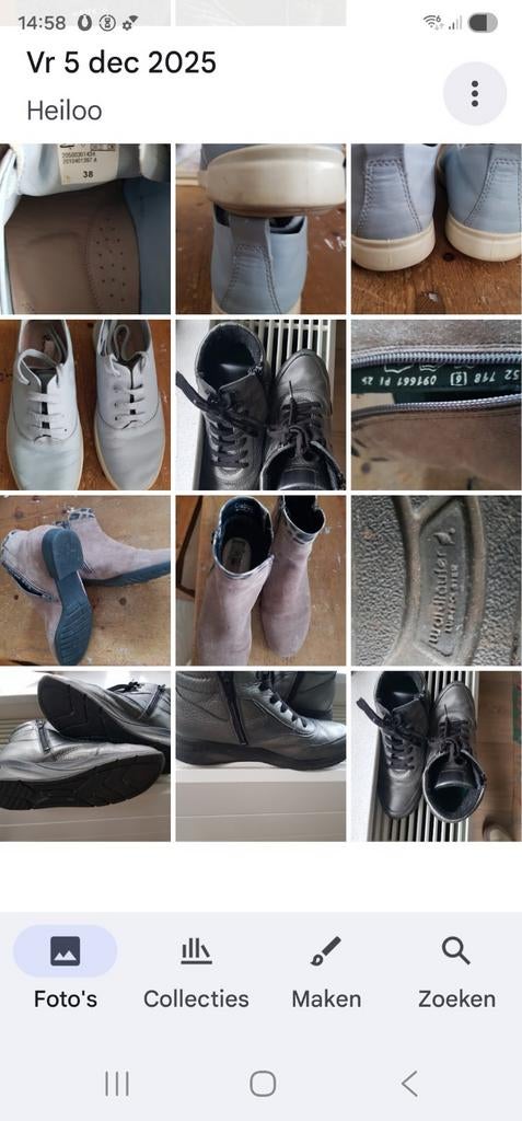 3 paar MERK schoenen .€25 p.paar., Ophalen