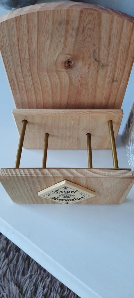 Karmeliet bierviltjes houder of glashouder, Ophalen of Verzenden, Nieuw, Glas of Glazen, Overige merken