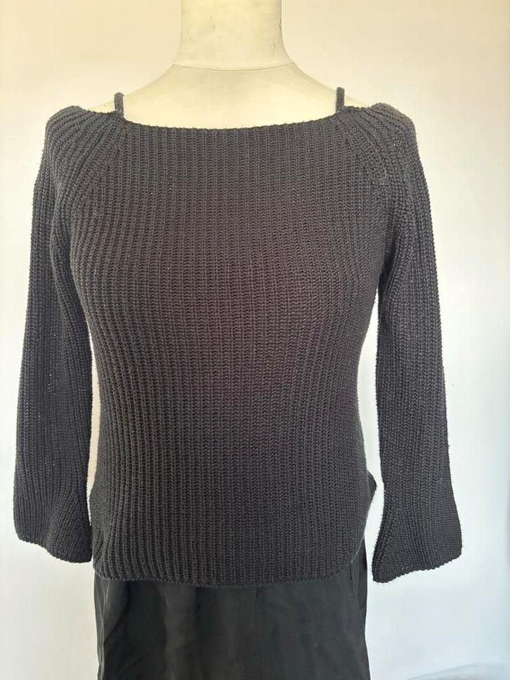 Trui- Top, Monari-  By Bosch Textil, M, Off- shoulder, zwart, Kleding | Dames, Truien en Vesten, Zo goed als nieuw, Maat 38/40 (M)