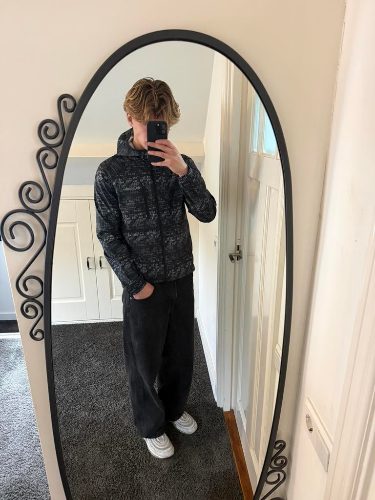 Columbia camouflage windbreaker, Ophalen of Verzenden, Zo goed als nieuw, Maat 46 (S) of kleiner, Zwart