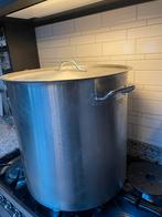 Hendi Budgetline Kookpan 96L - 50x50 cm RVS. In goede staat., Ophalen of Verzenden, Gebruikt, Rvs, Kookpan of Snelkookpan