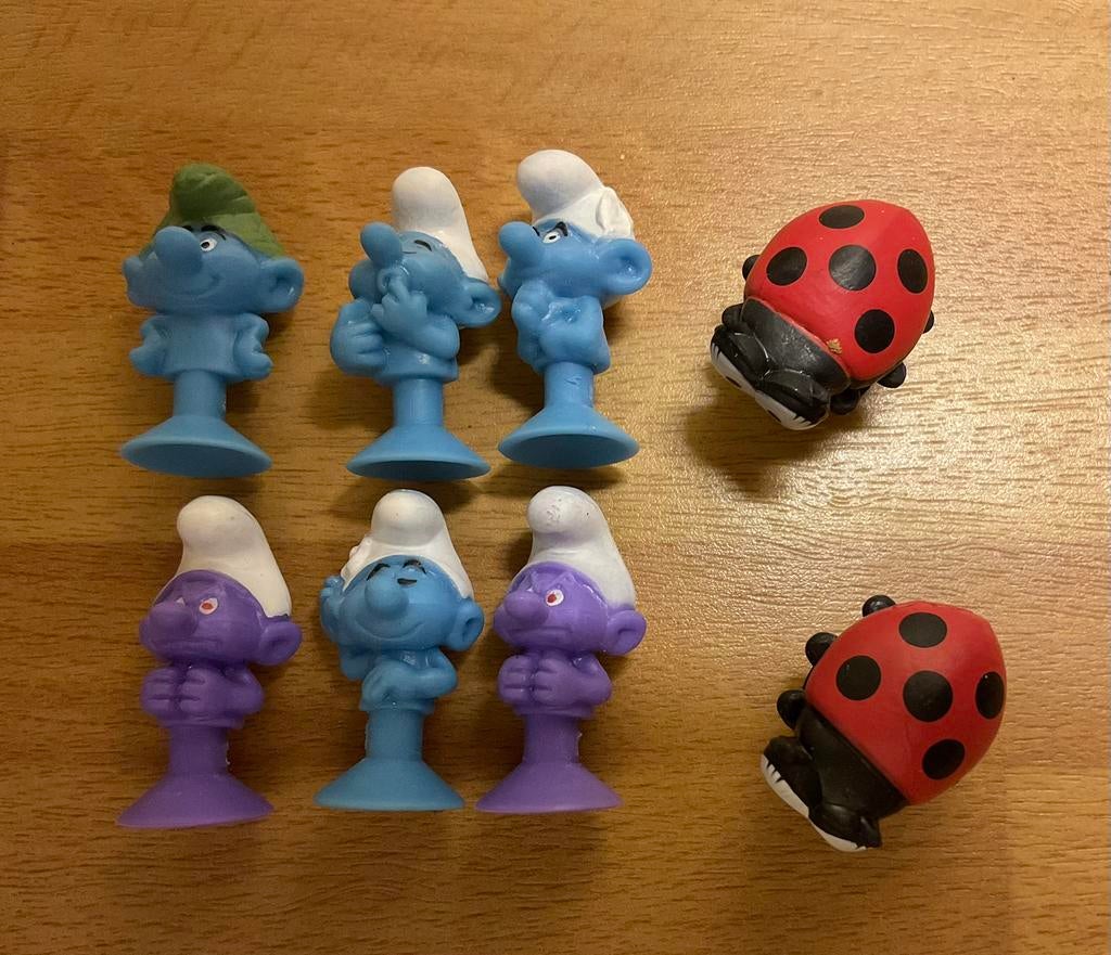 Kleine figuurtjes smurfen, Ophalen of Verzenden, Zo goed als nieuw