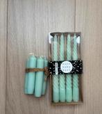 Mintgroene kaarsen, Overige materialen, Nieuw, Ophalen of Verzenden, Kaars