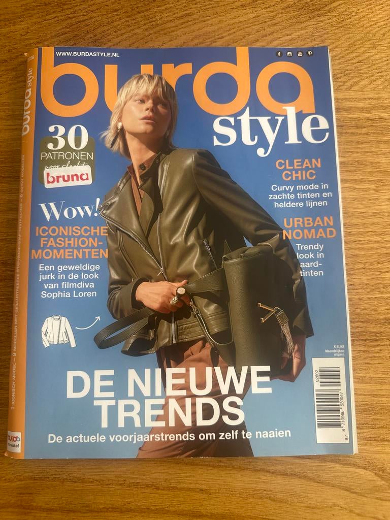 Burda Style 2/2026 NIEUW patronen blad - De Nieuwe Trends, Overige typen, Vrouw, Nieuw, Burda