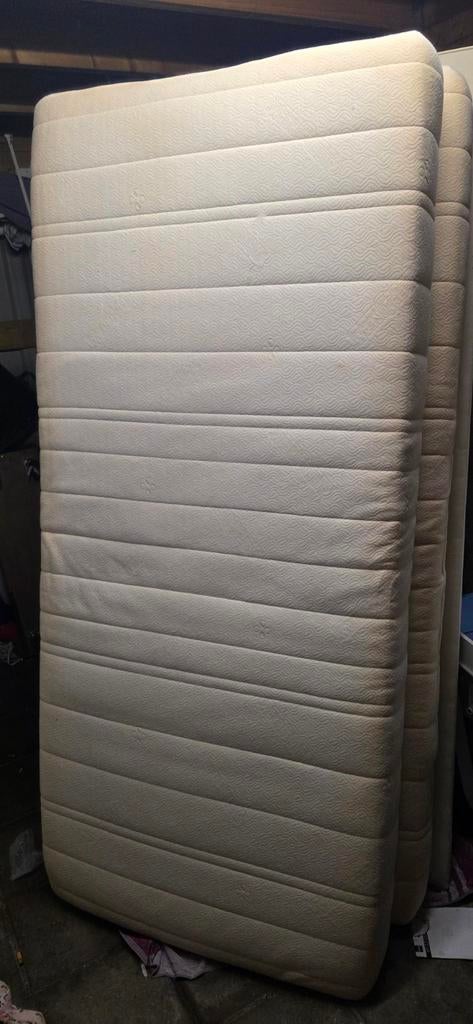 Auping boxspring, Huis en Inrichting, Slaapkamer | Boxsprings, Ophalen, Beige, Tweepersoons, Zo goed als nieuw